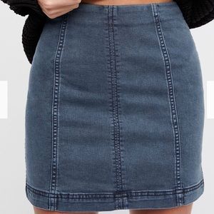Free People Modern Femme Denim Mini skirt